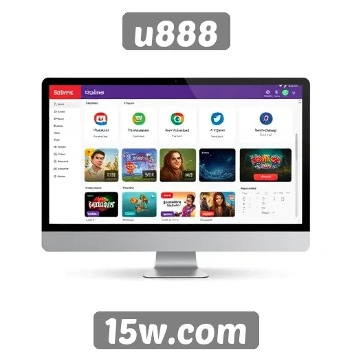 Experiência do usuário na interface do site u888